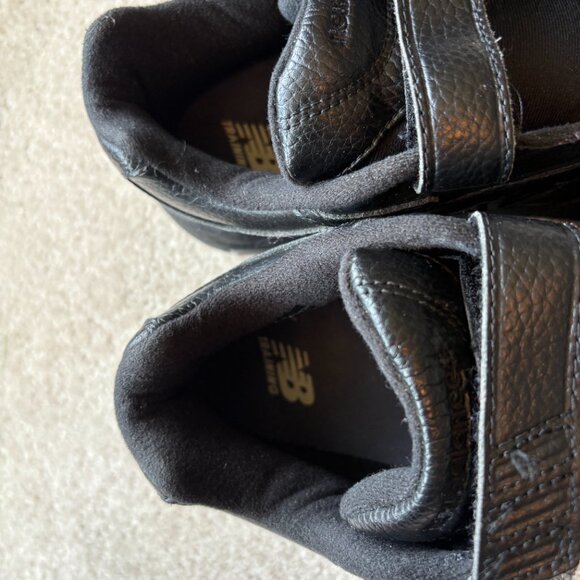 New Balance 927 Men's Walking Shoes Size 9.5 Dual Strap Black Leather MW927VK - Picture 6 of 7